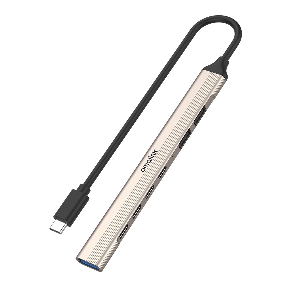 USB-C 7-Port (3A+4C) Smart Hub