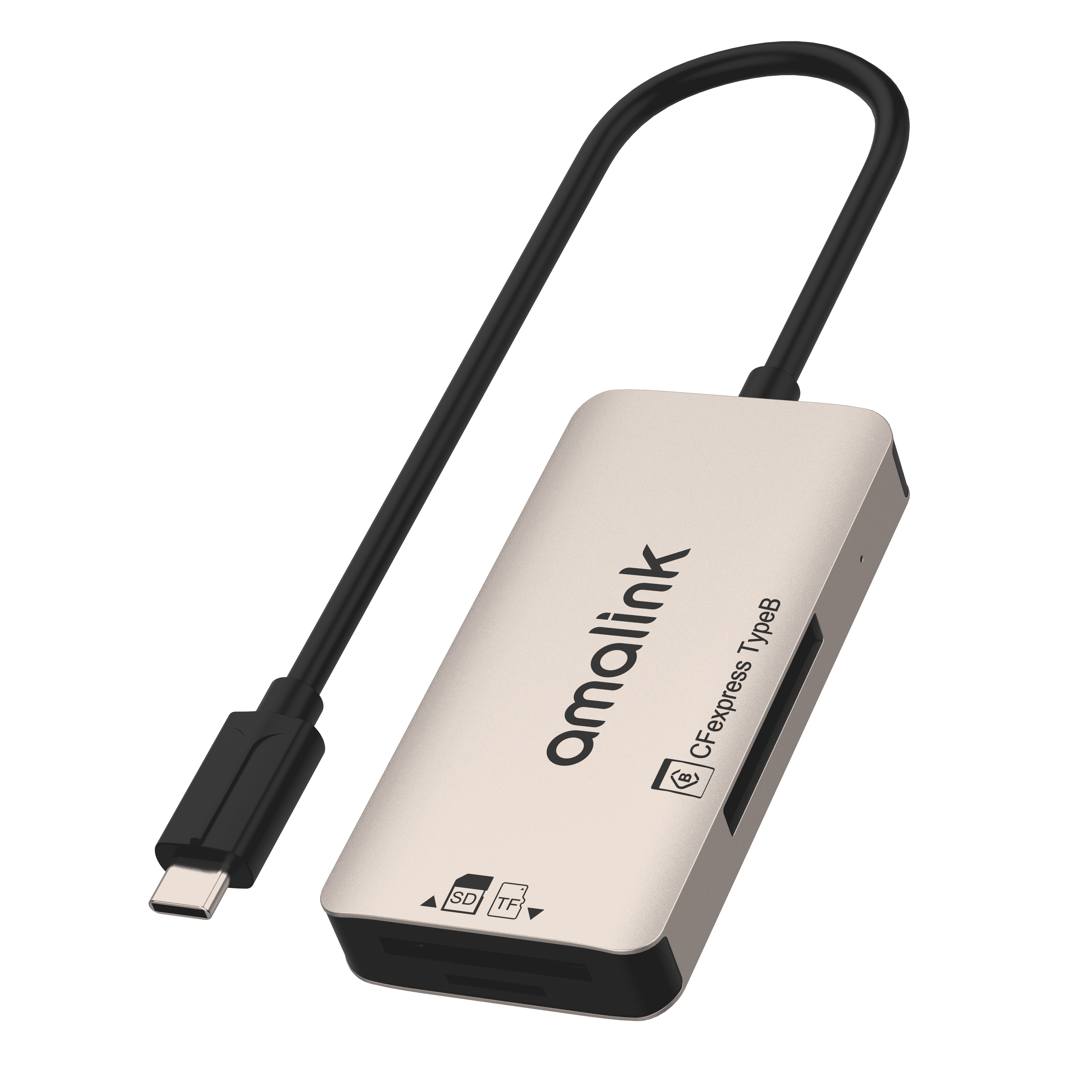Type-B & SD & Micro SD Card Reader