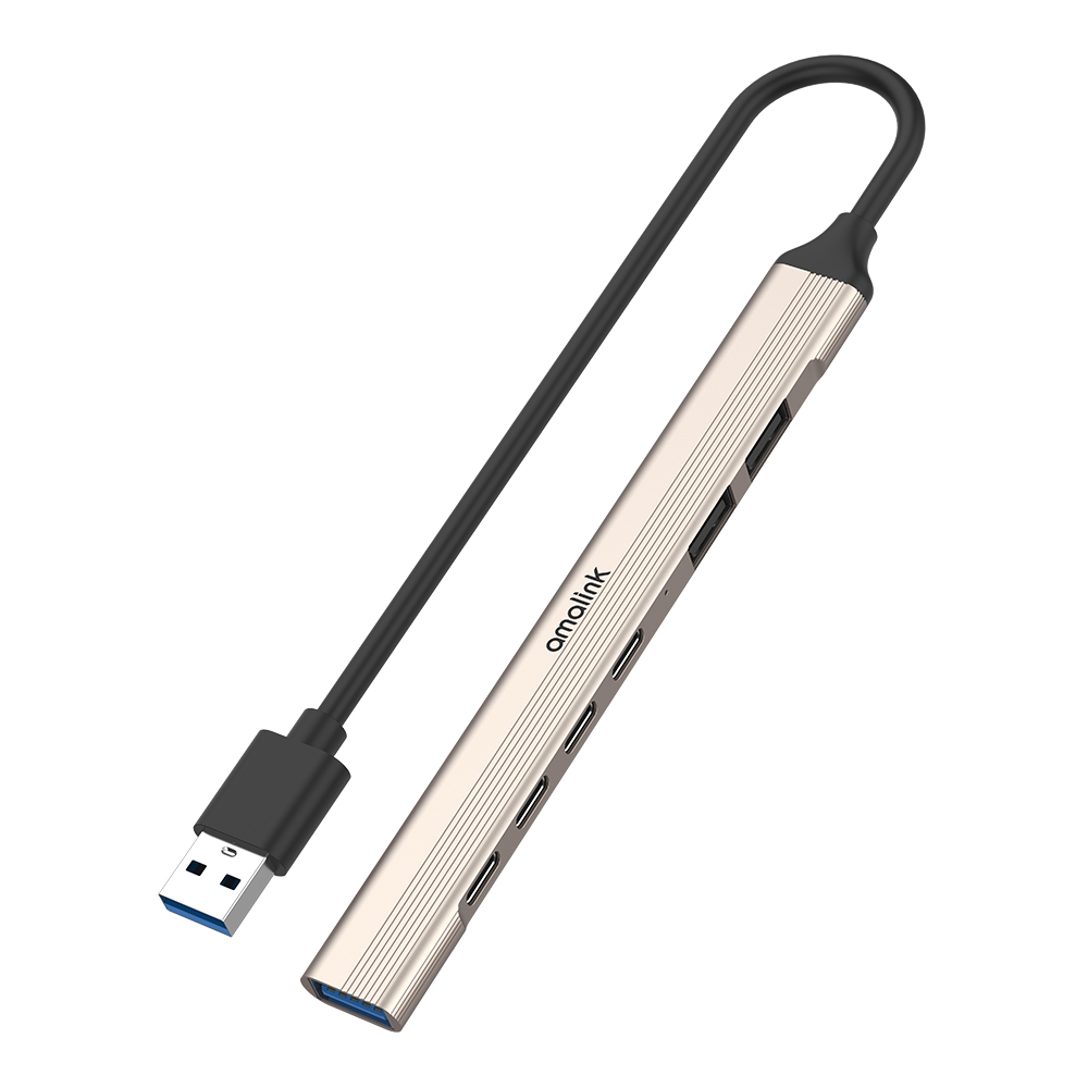 USB 3.0 7-Port (3A+4C) Smart Hub