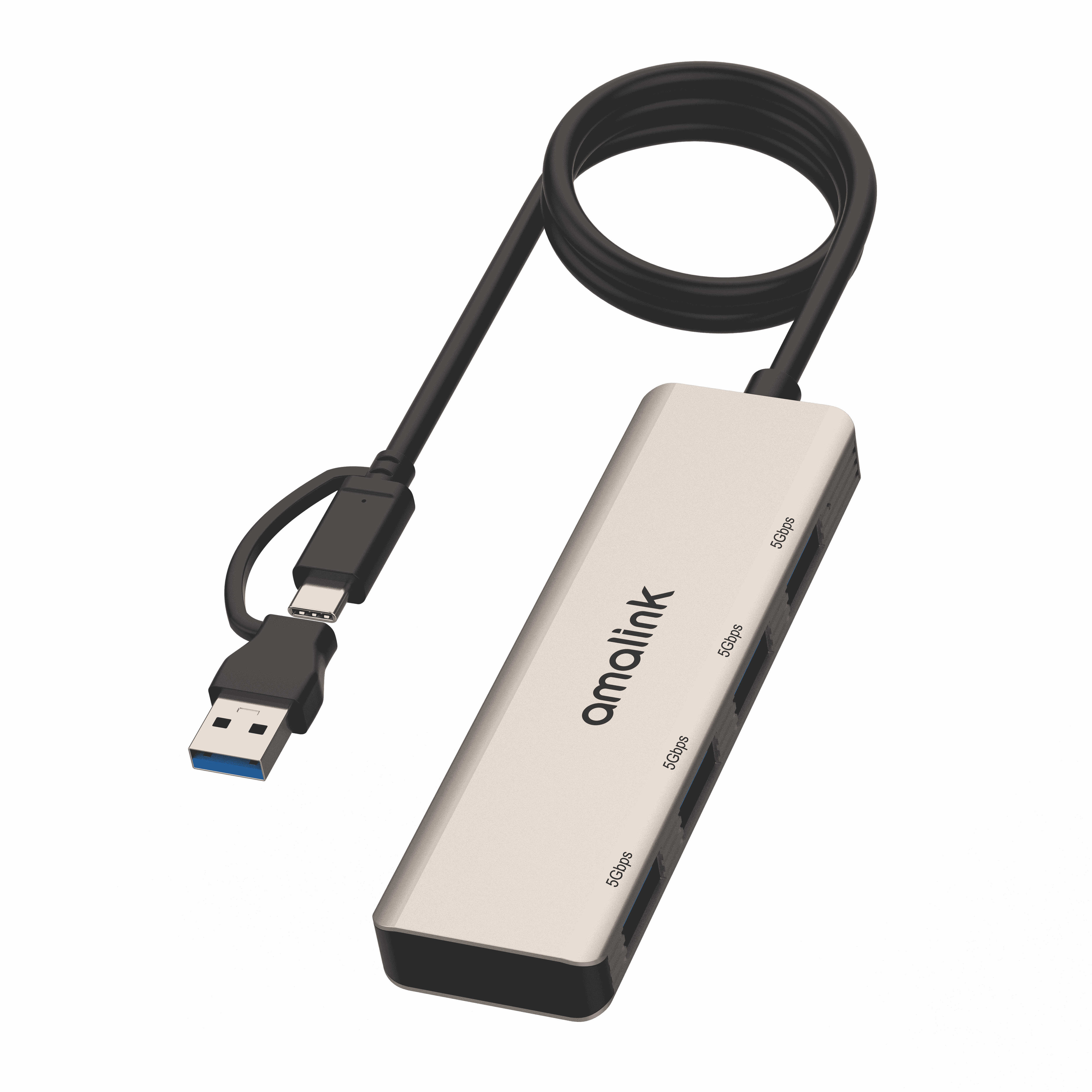 USB 3.2 Gen 1 4-Port 5G Hub