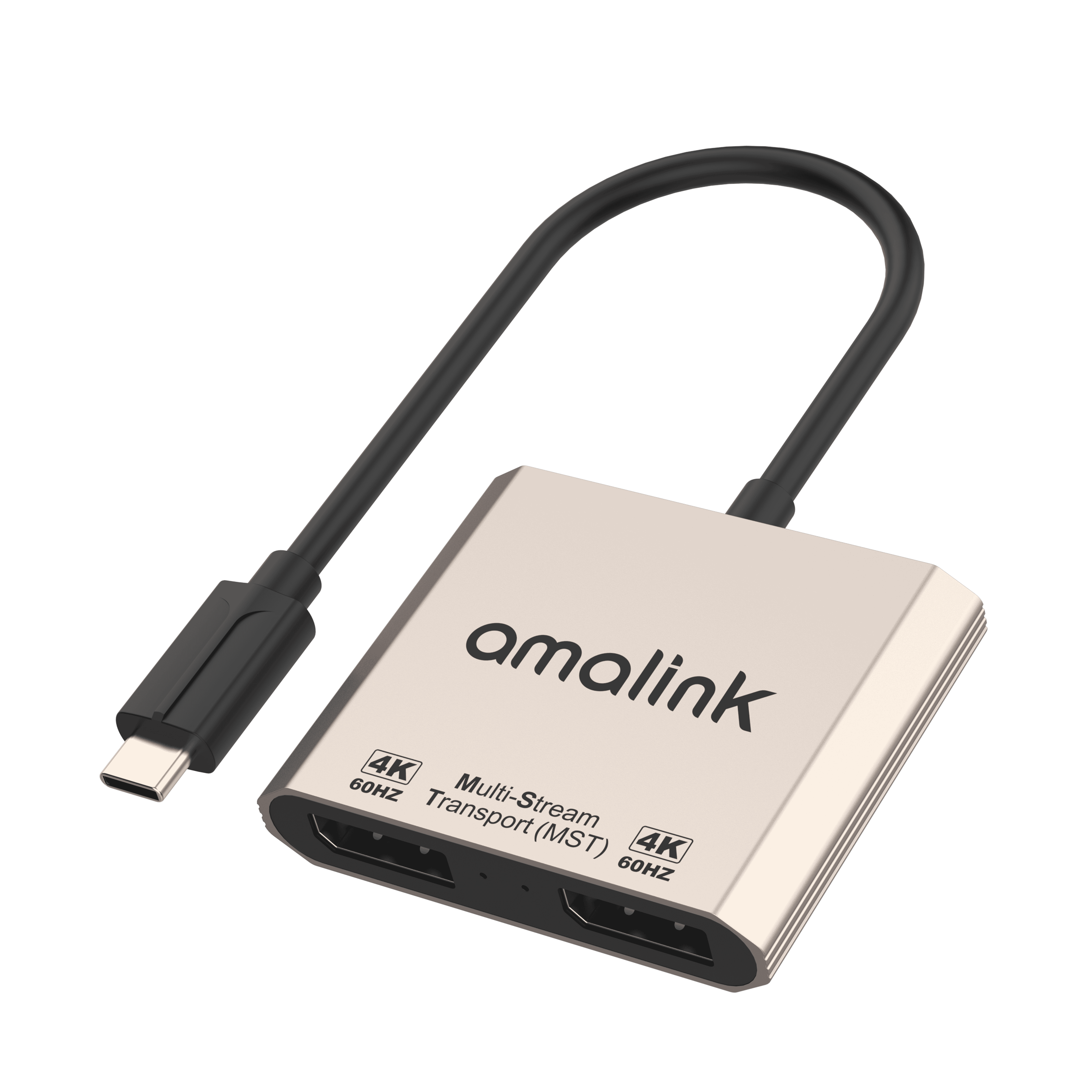 USB-C to Dual DP Adapter