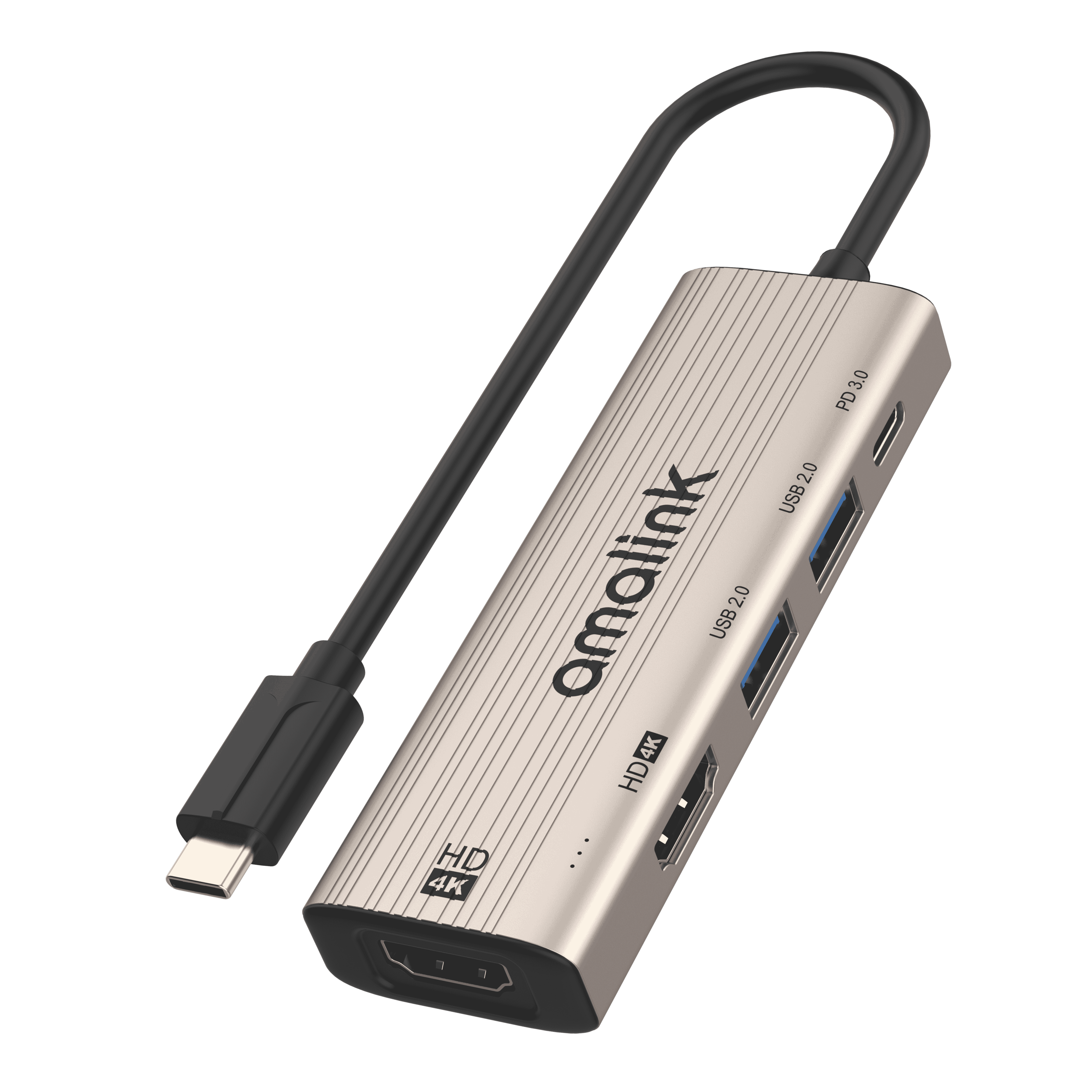5-in-1 Type-C Multi-function dock station