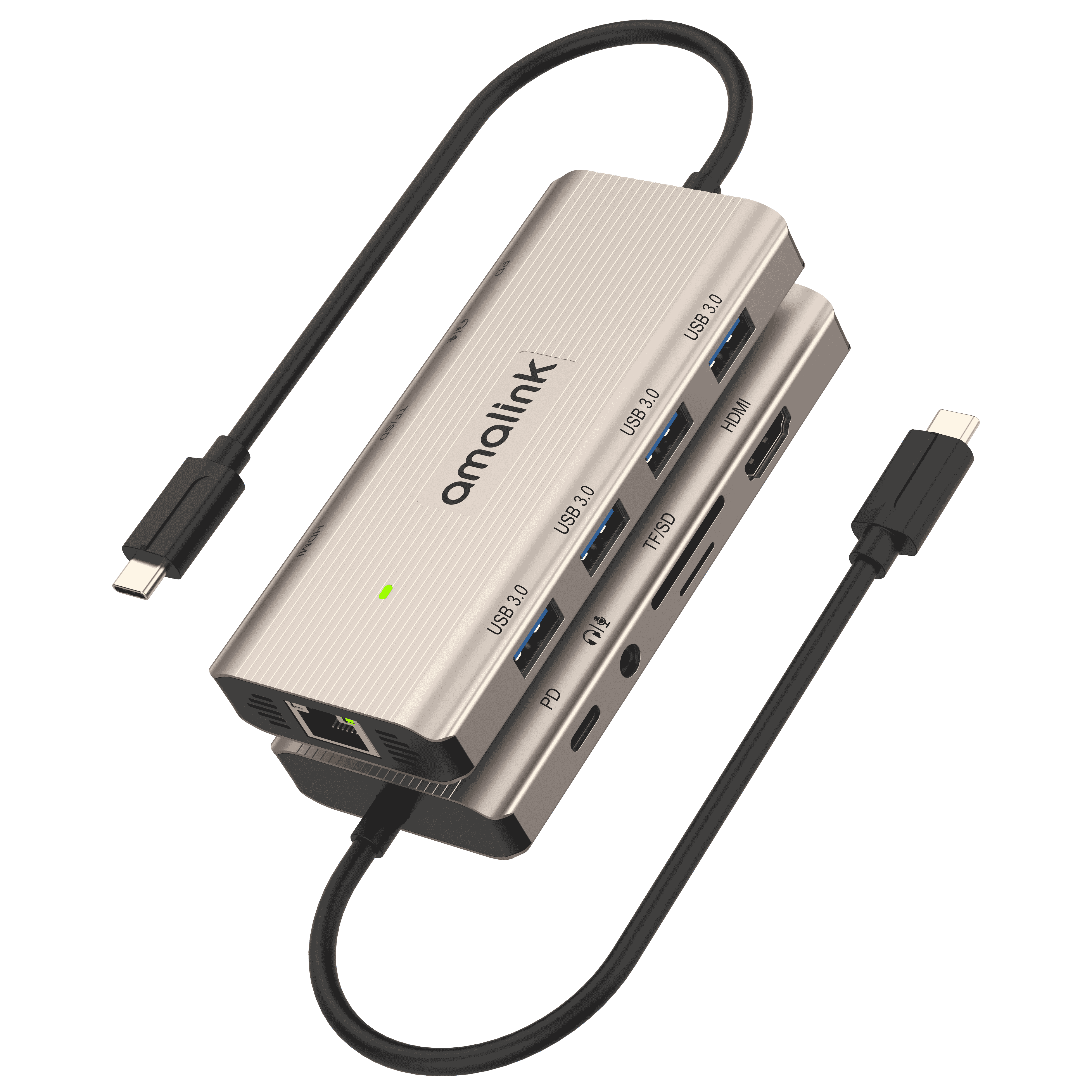 10-in-1 USB-C Multi-function docking station