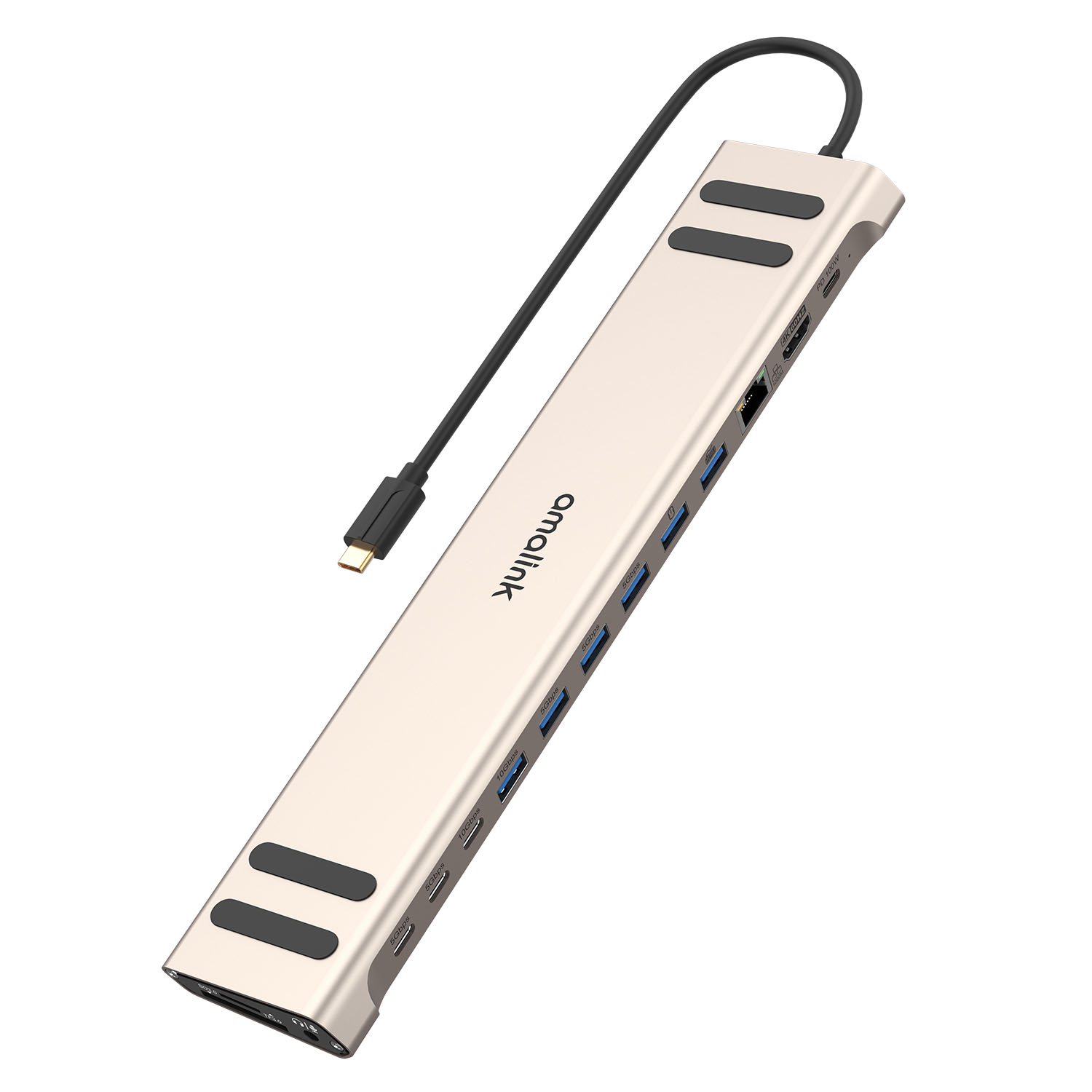 17-in-1 USB-C Docking Station with M.2 SSD Enclosure